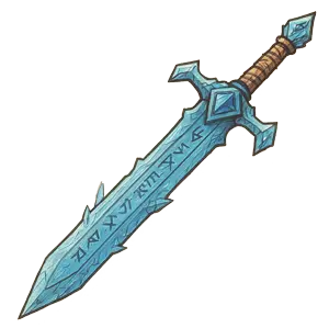 Artefact l'Épée des Éclats de Givre