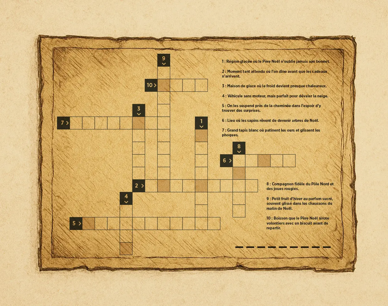 Verso de la lettre de menace reçu par le Père-Noël