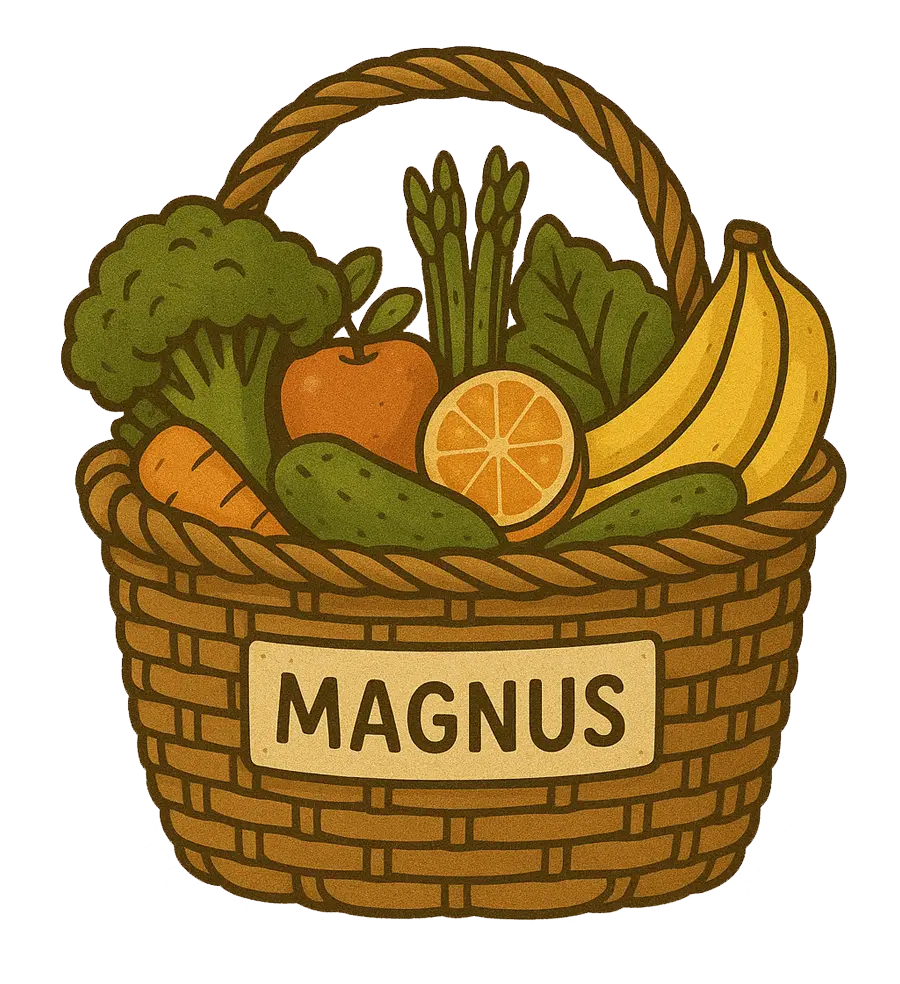 Panier repas fait par Elin pour Magnus l'ours polaire